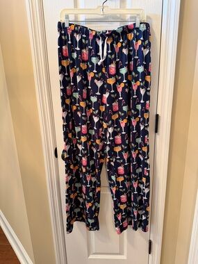 Cocktail Print Navy Lounge Pants